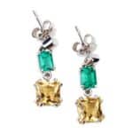 Kolczyki z chryzoberylami