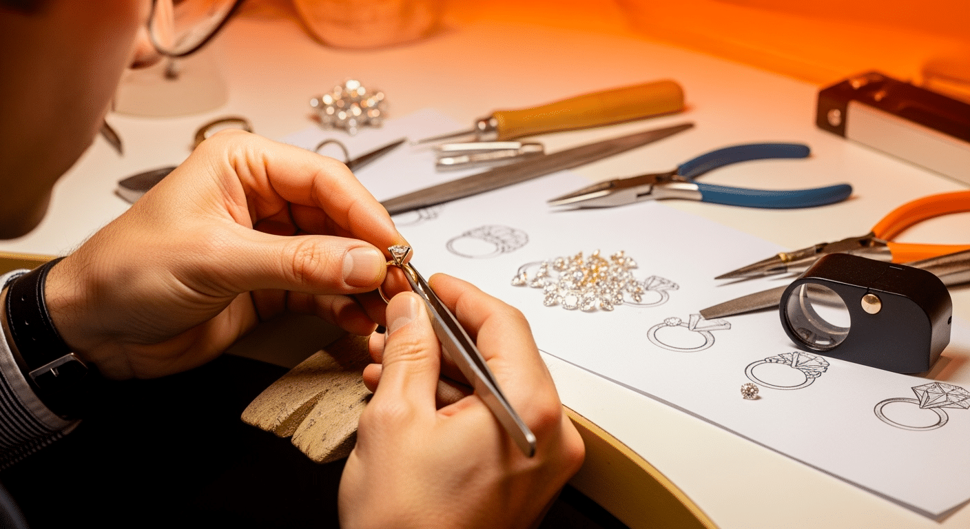 Pierścionek zaręczynowy na zamówienie – jak stworzyć unikalną biżuterię dla wybranki?